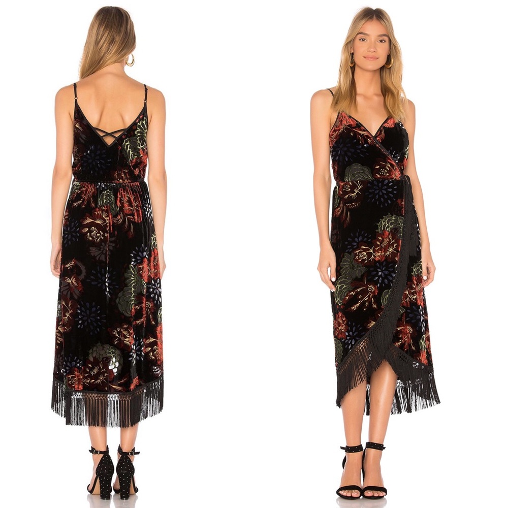 NWT Band of Gypsies Romantic Burnout Fringe Dress - Picture 2 of 8